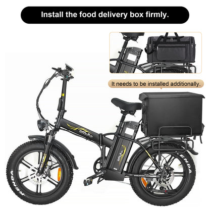 C94 folding electric bike 48v 35AH battery long range