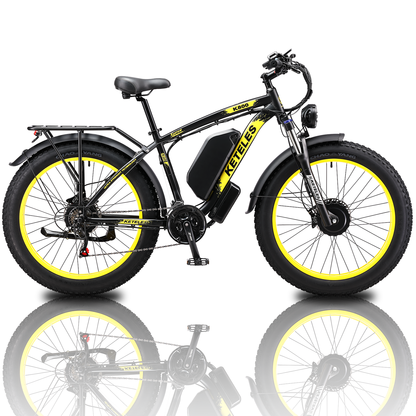 keteles e-bike k800 yellow