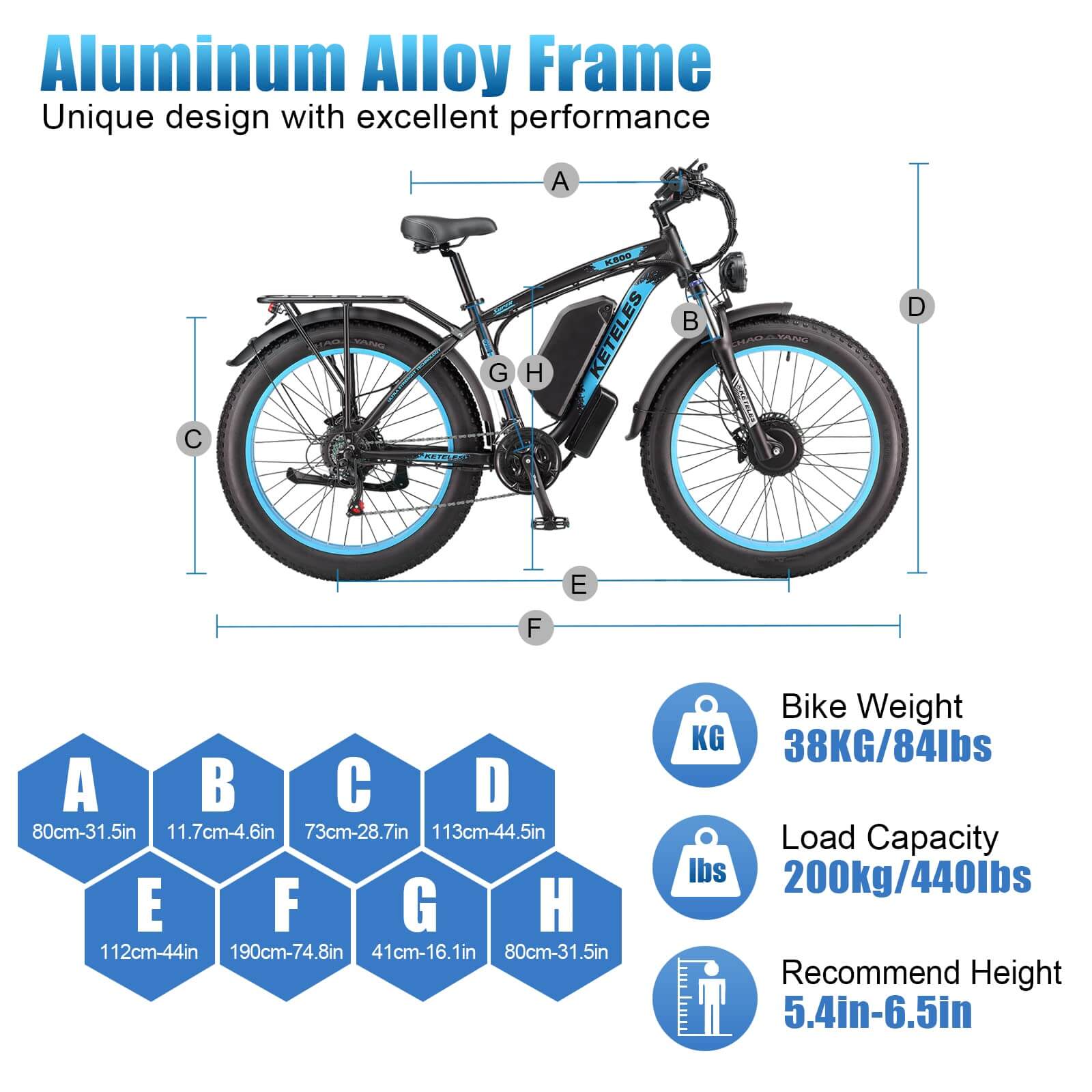 keteles bike size