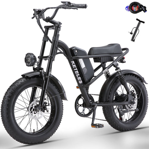 Keteles K880 48V17.5Ah  1000W Fat Tire E MotorCycle PreSales